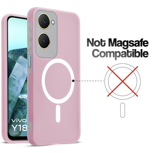 Classic Matte Silicone Back Case for Vivo Y18