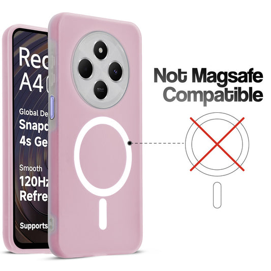 Classic Matte Silicone Back Case for Redmi A4 5G