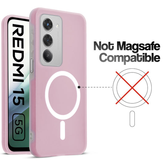 Classic Matte Silicone Back Case for Redmi 15 5G