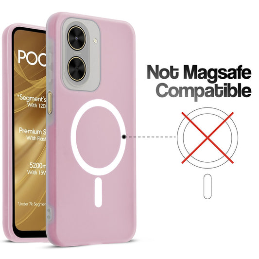 Classic Matte Silicone Back Case for Poco C71
