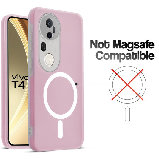 Classic Matte Silicone Back Case for Vivo T4 Ultra 5G