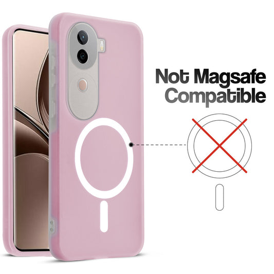 Classic Matte Silicone Back Case for iQOO Z9s 5G