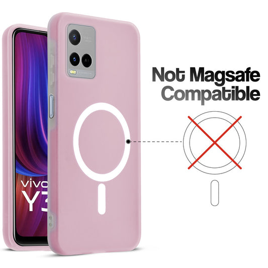 Classic Matte Silicone Back Case for Vivo Y33S