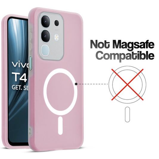 Classic Matte Silicone Back Case for Vivo T4x 5G
