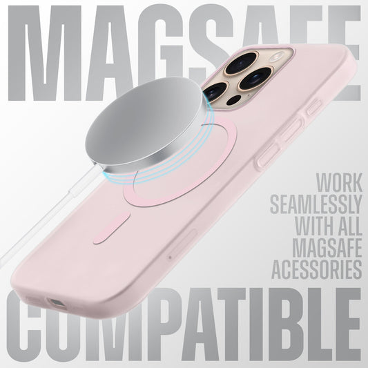 Sleek Frosted Matte Hard Case with MagSafe Support For Apple iPhone 16 Pro