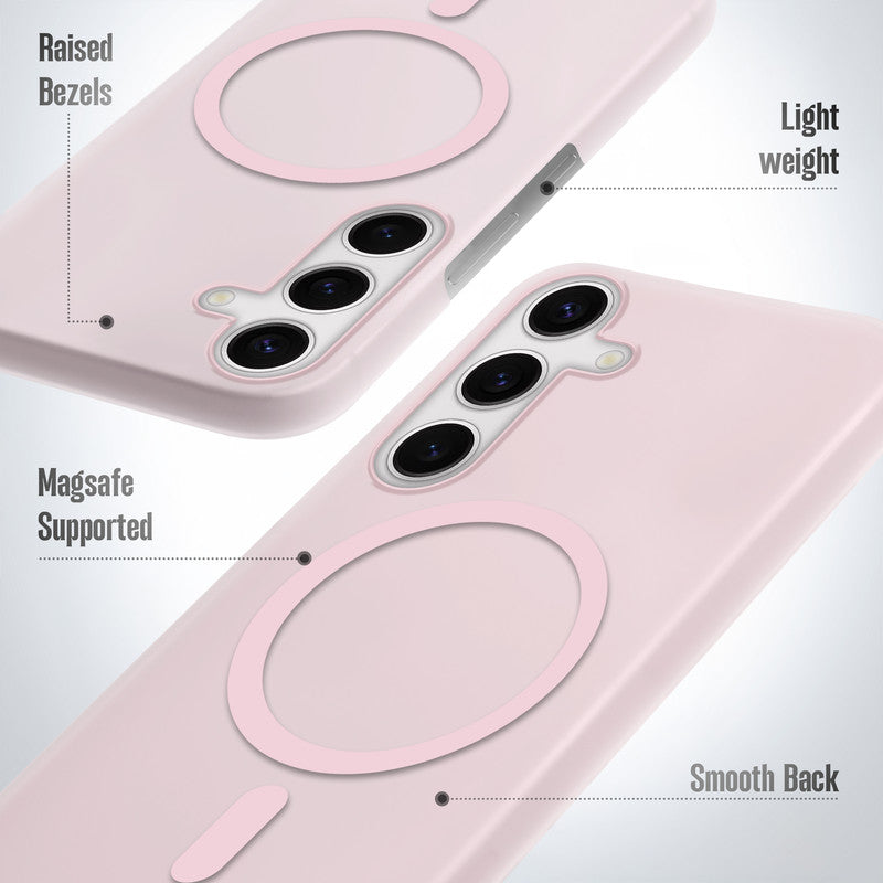 Slim Matte Wireless Charging Support Back Cover for Samsung A15 5G