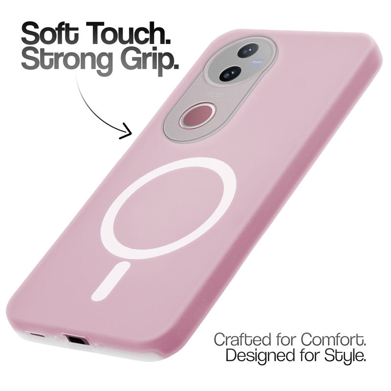 Classic Matte Silicone Back Case for Vivo T4R 5G