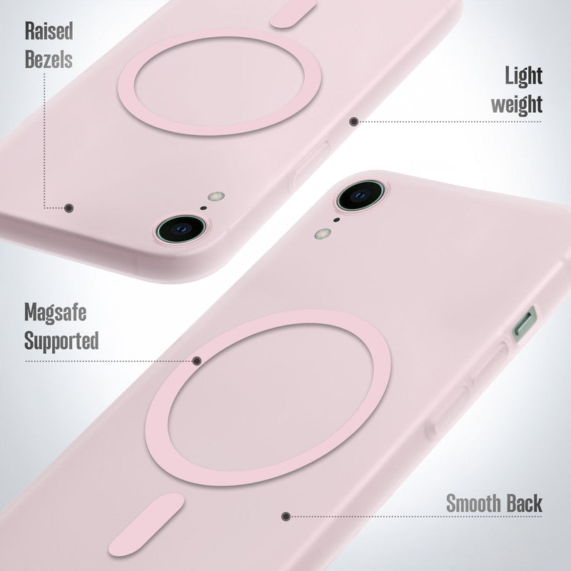 Slim Matte Wireless Charging Support Back Cover for Apple iPhone XR