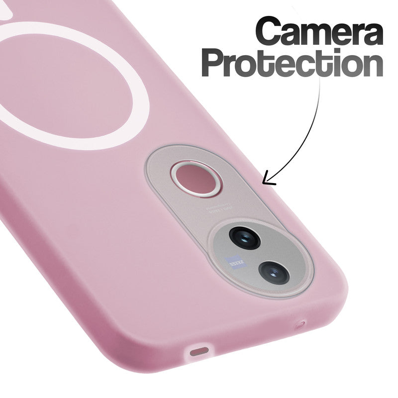Classic Matte Silicone Back Case for Vivo T4R 5G