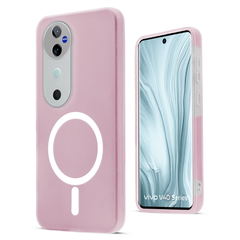 Classic Matte Silicone Back Case for Vivo V40 Pro 5G