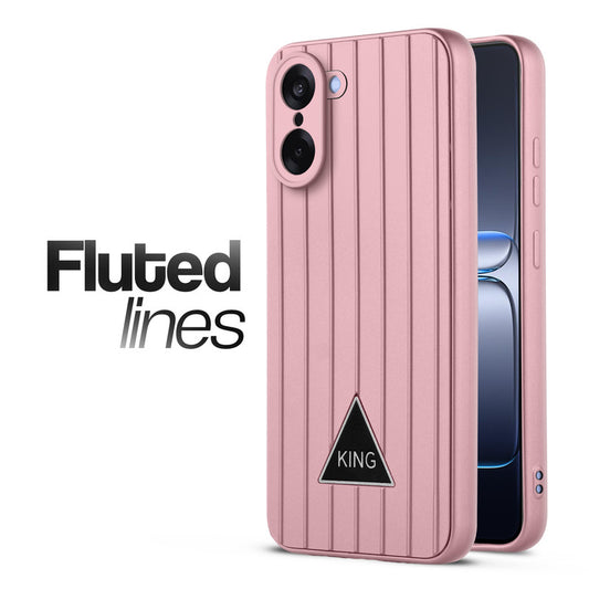 Glossy Matte Line Texture Back Cover for OnePlus Nord CE 5 5G