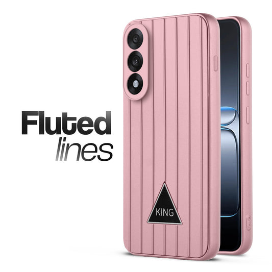 Glossy Matte Line Texture Back Cover for OnePlus Nord 5 5G