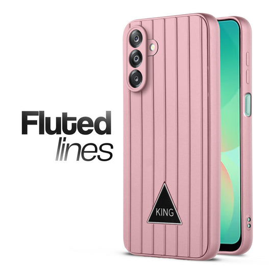 Glossy Matte Line Texture Back Cover for Samsung A26 5G