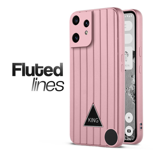 Glossy Matte Line Texture Back Cover for CMF Nothing Phone 2 Pro