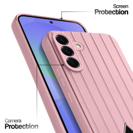 Glossy Matte Line Texture Back Cover for Samsung A36 5G