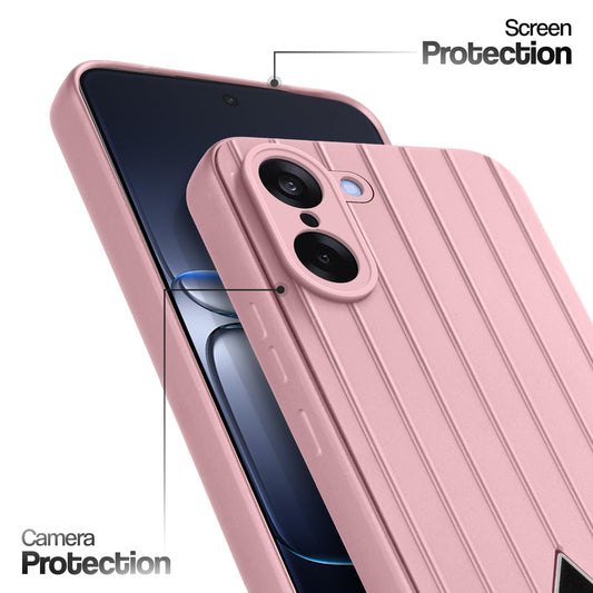 Glossy Matte Line Texture Back Cover for OnePlus Nord CE 5 5G