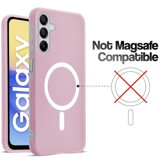 Classic Matte Silicone Back Case for Samsung A15 5G