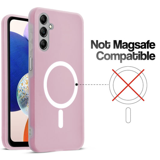 Classic Matte Silicone Back Case for Samsung A14 4G