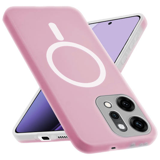 Classic Matte Silicone Back Case for Oppo Reno 14 Pro 5G