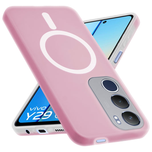 Classic Matte Silicone Back Case for Vivo Y29 5G