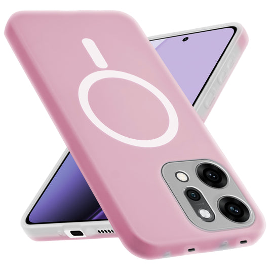 Classic Matte Silicone Back Case for Oppo Reno 14 5G