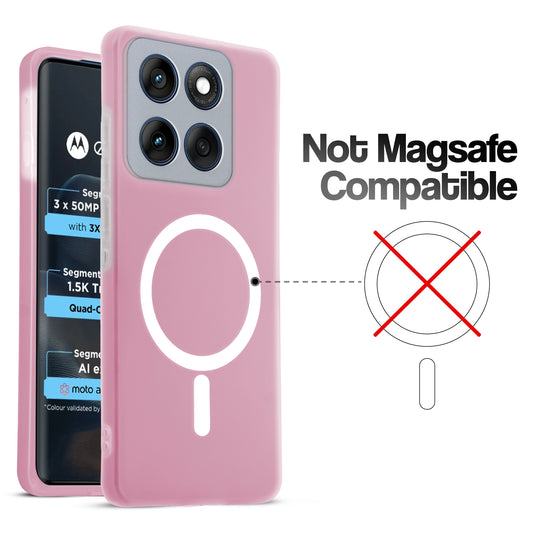 Classic Matte Silicone Back Case for Motorola Moto Edge 60 5G