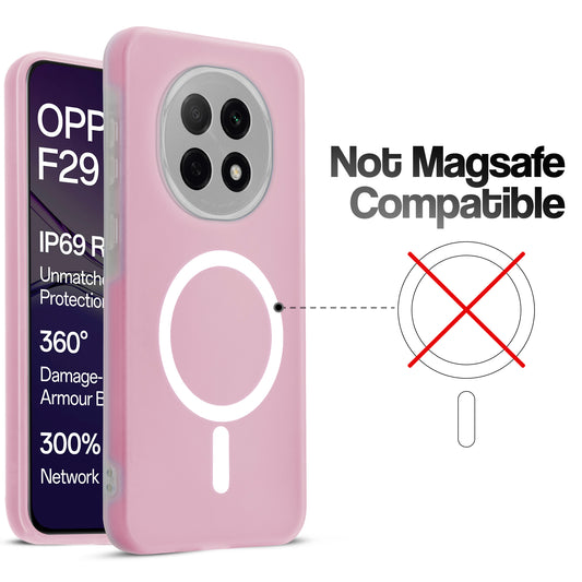 Classic Matte Silicone Back Case for Oppo F29 Pro 5G