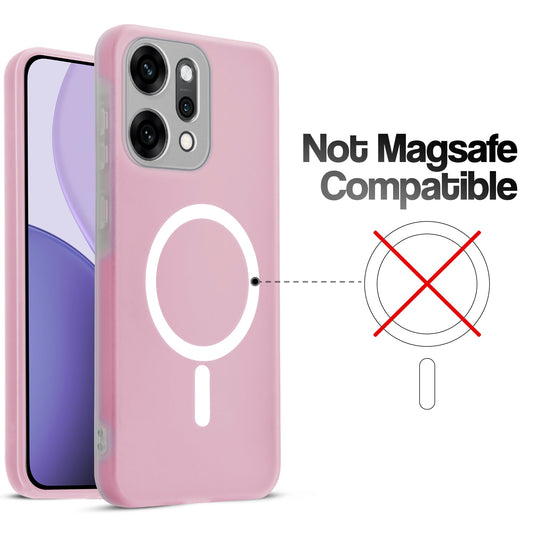 Classic Matte Silicone Back Case (Fake Magsafe) - Images are for reference only. You’ll receive your selected model.