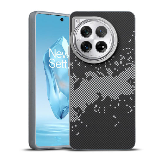 Elegant Hybrid Pattern Design Back Case For OnePlus 12R 5G