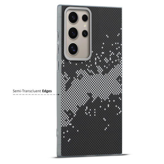 Elegant Hybrid Pattern Design Back Case For Samsung S23 Ultra 5G