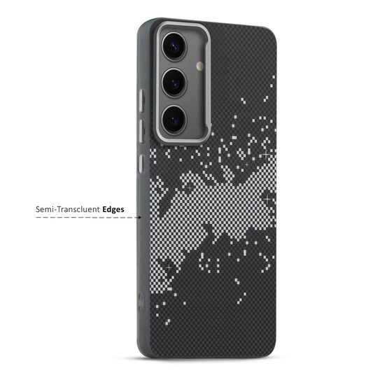 Elegant Hybrid Pattern Design Back Case For Samsung S24 5G