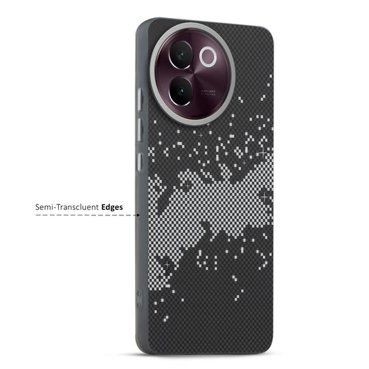 Elegant Hybrid Pattern Design Back Case For Vivo V30e 5G