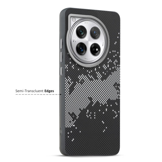 Elegant Hybrid Pattern Design Back Case For OnePlus 12R 5G