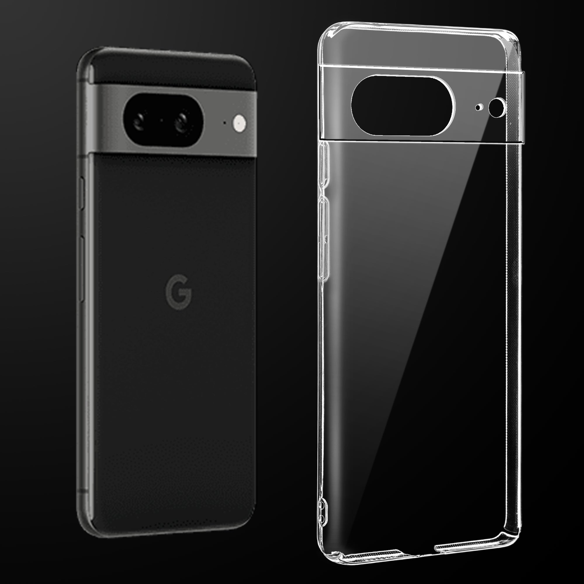Crystal Clear Hard Back Anti-Yellowing Phone Case For Google Pixel 7