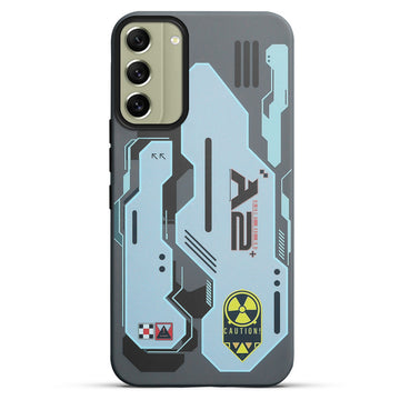 Mechanical Circuit Print Hard Back Cover For Samsung S21 FE 5G