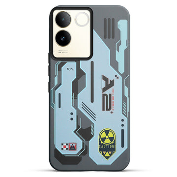 Mechanical Circuit Print Hard Back Cover For Vivo T2 Pro 5G