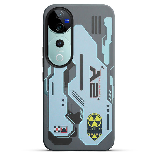 Mechanical Circuit Print Hard Back Cover For Vivo V40 Pro 5G