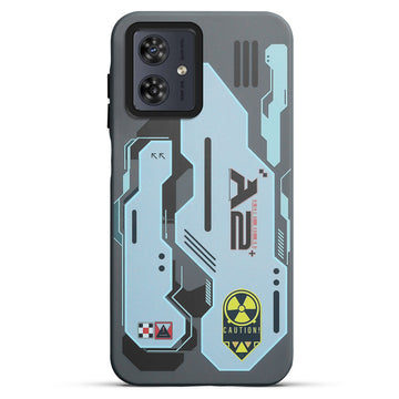 Mechanical Circuit Print Hard Back Cover For Motorola G54 5G