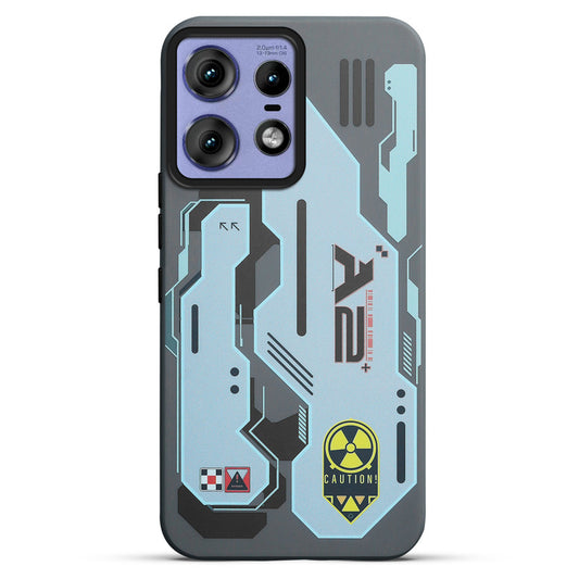 Mechanical Circuit Print Hard Back Cover For Motorola Edge 50 Pro 5G