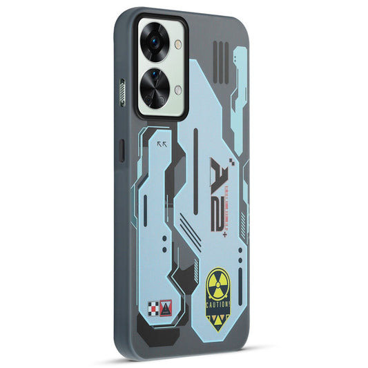 Mechanical Circuit Print Hard Back Cover For OnePlus Nord 2T 5g