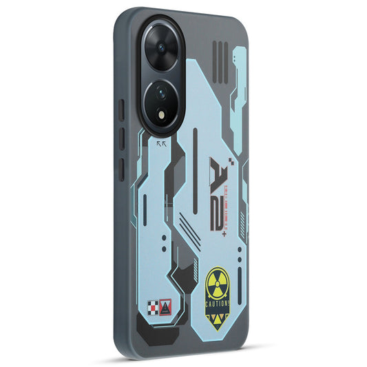 Mechanical Circuit Print Hard Back Cover For Vivo T2 5G