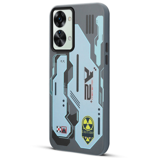 Mechanical Circuit Print Hard Back Cover For OnePlus Nord 2T 5G