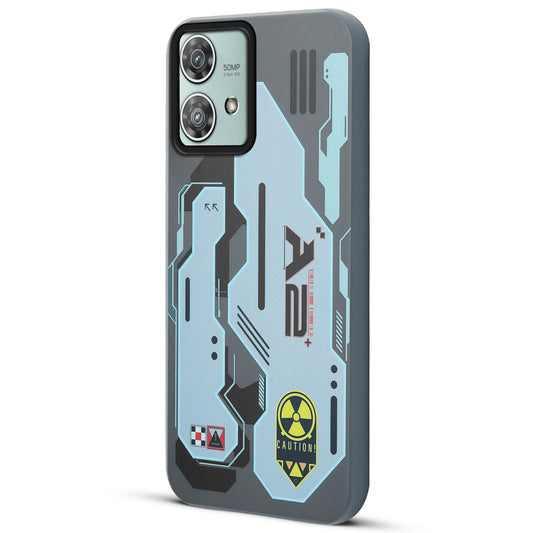 Mechanical Circuit Print Hard Back Cover For Motorola Edge 40 Neo 5G