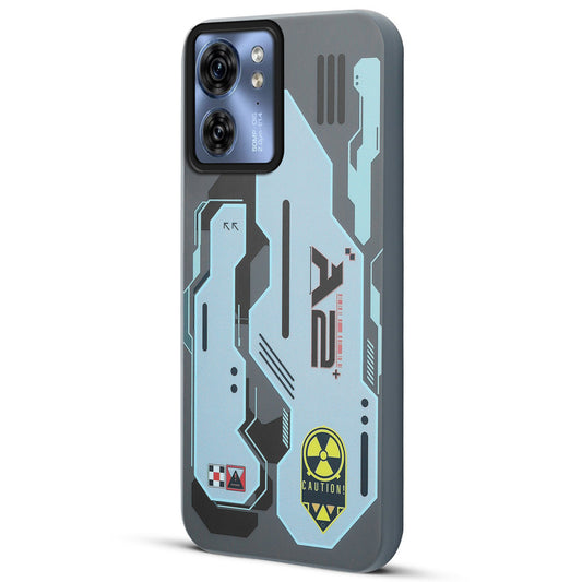 Mechanical Circuit Print Hard Back Cover For Motorola Edge 40 5G