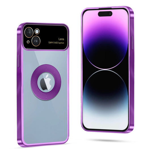 Clear Logo Cut Case with Raised Camera Guard for Apple iPhone 14