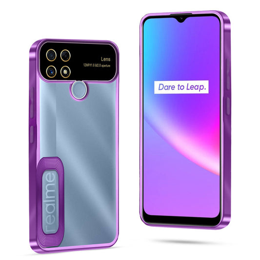 Clear Logo Cut Case with Raised Camera Guard for Realme C12