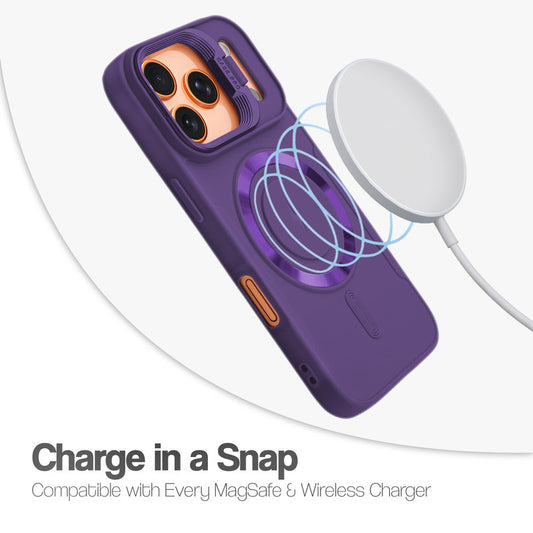 Flex Camera Ring Stand Case For Apple iphone 17 Pro Max