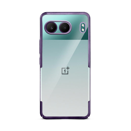 Crystal Clear Premium Case with Shiny Colorful Edges and Precise Cutouts for OnePlus Nord 4 5G