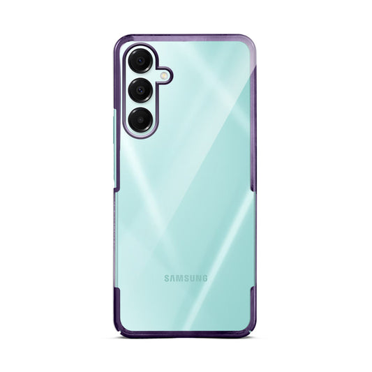 Crystal Clear Premium Case with Shiny Colorful Edges and Precise Cutouts for Samsung A16 5G