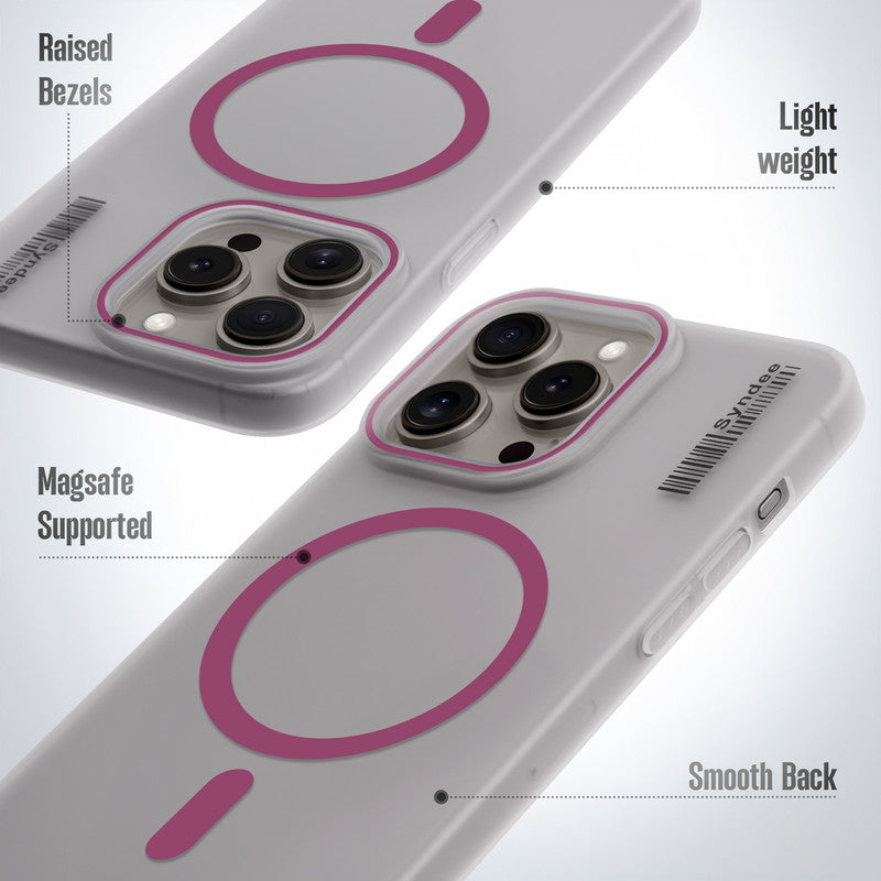 Frosted Sleek Matte Wireless Charging Support Back Cover Case For Apple iPhone 14 Pro Max With Raised Camera Protection